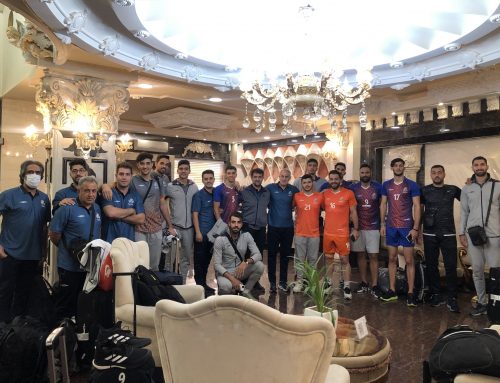 حضور تیم والیبال سایپای تهران در هتل بین المللی آریا ارومیه
